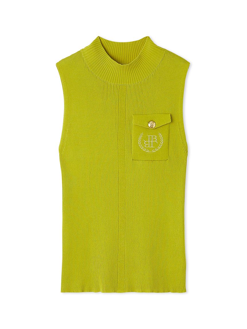 ポケットディテールリブニットトップス(ニット)｜トップス｜LILY BROWN