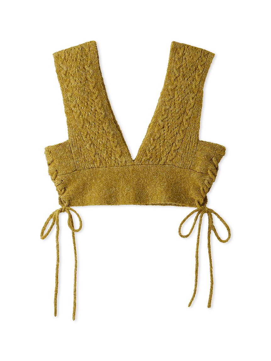 サイドリボンニットビスチェ(ビスチェ)｜トップス｜LILY BROWN（リリー