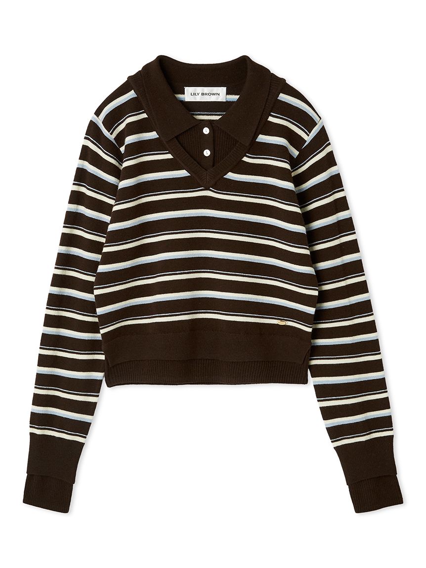 lily brown 新品 レイヤードヴィンテージシャツ 2024 lily brown 新品 レイヤードヴィンテージシャツ 2024