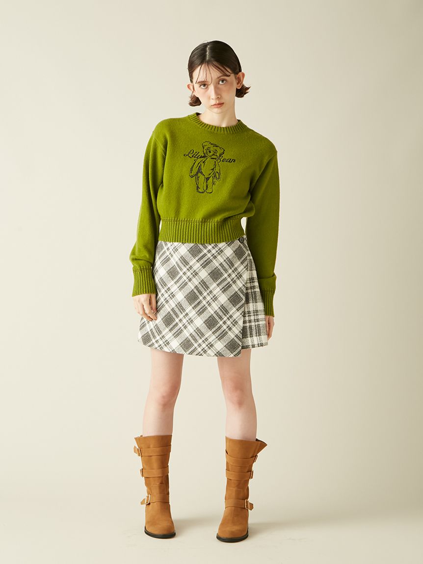 Lily Bearエンブロイダリーニットトップス(ニット)｜トップス｜LILY