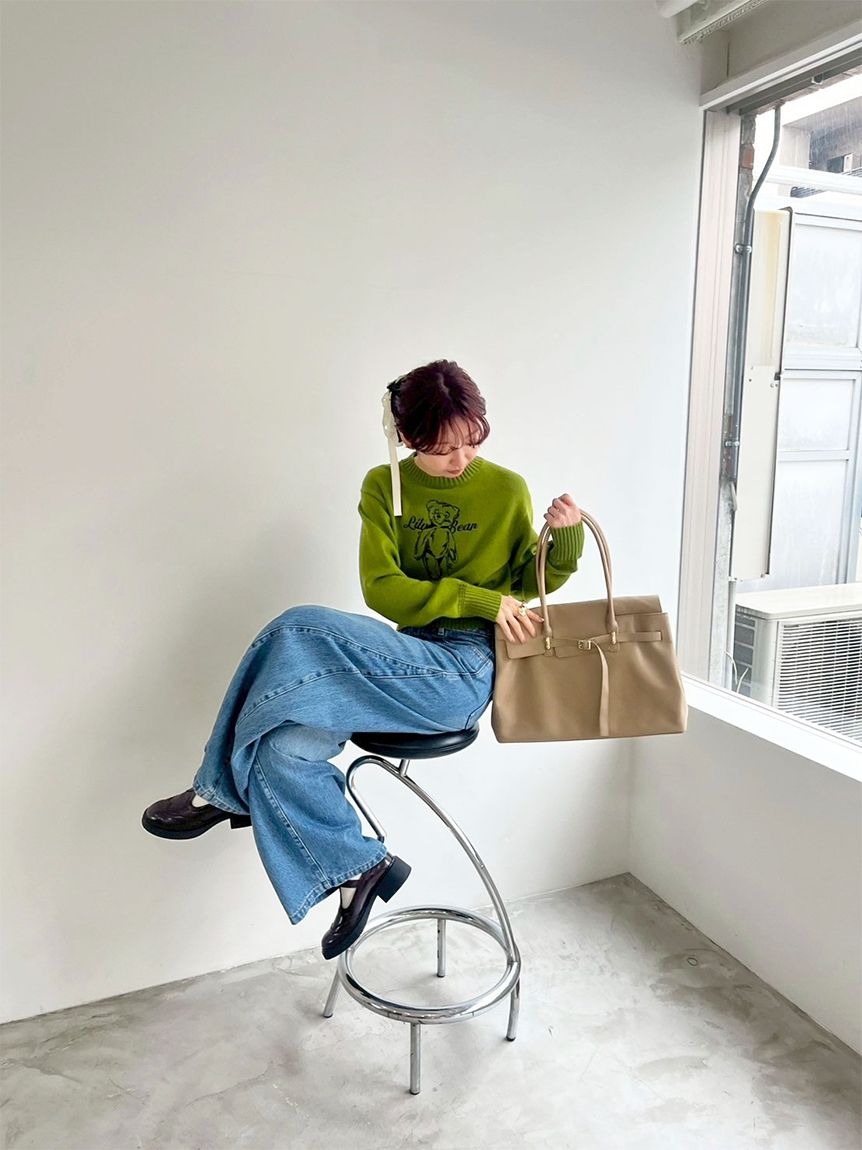 Lily Brown LilyBearニット LILY BROWN｜【WEB限定カラー】Lily Bearニット | Rakuten
