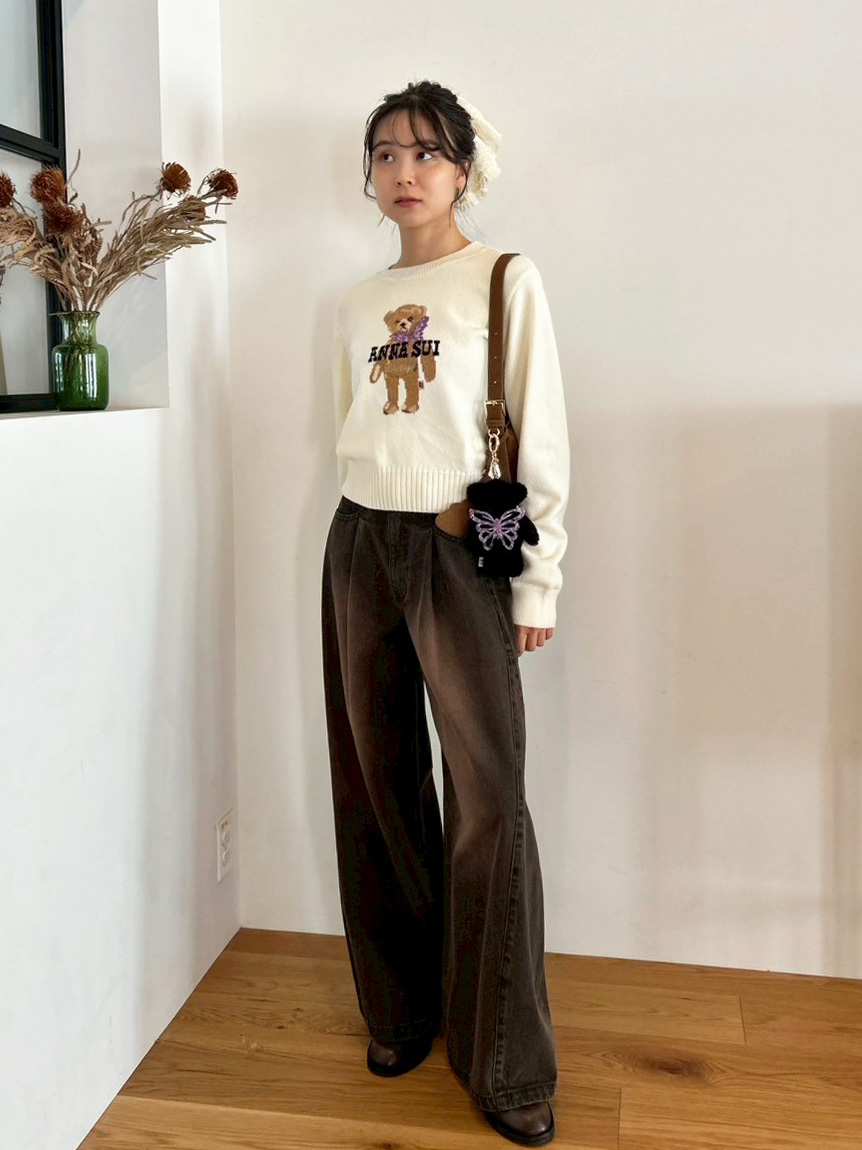 LILY BROWN ×ANNA SUI】バタフライLily Bearニット(ニット