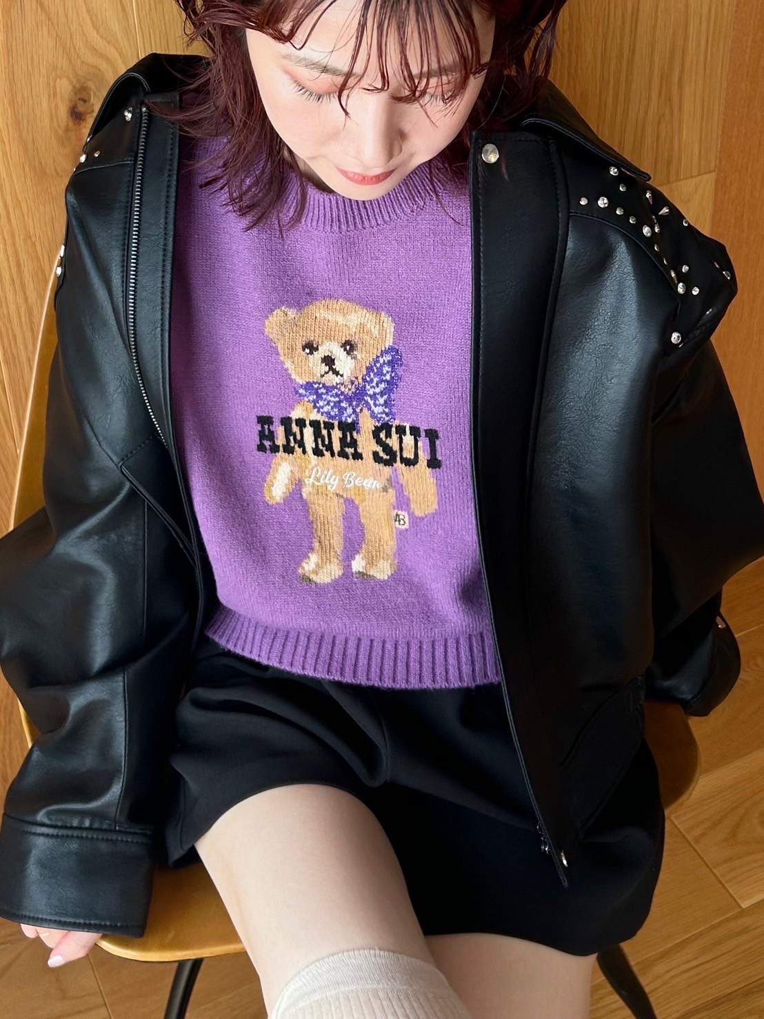 LILY BROWN ×ANNA SUI】バタフライLily Bearニット(ニット)｜トップス