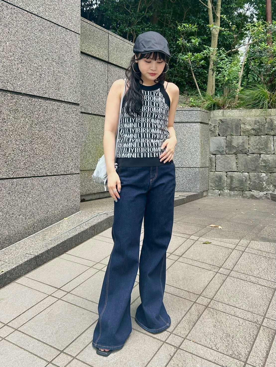 ロゴジャガードアメスリニットトップス(ニット)｜トップス｜LILY