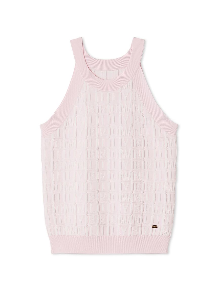 ロゴジャガードアメスリニットトップス(ニット)｜トップス｜LILY BROWN