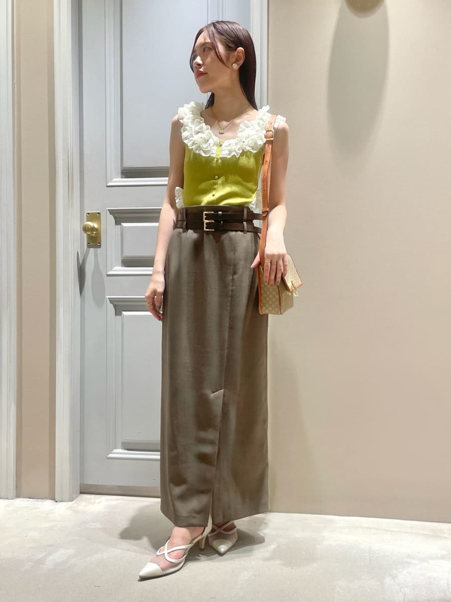 LILY BROWN◎2wayレースフリルニットトップス 2wayレースフリルニットトップス（ニット/セーター）｜LILY