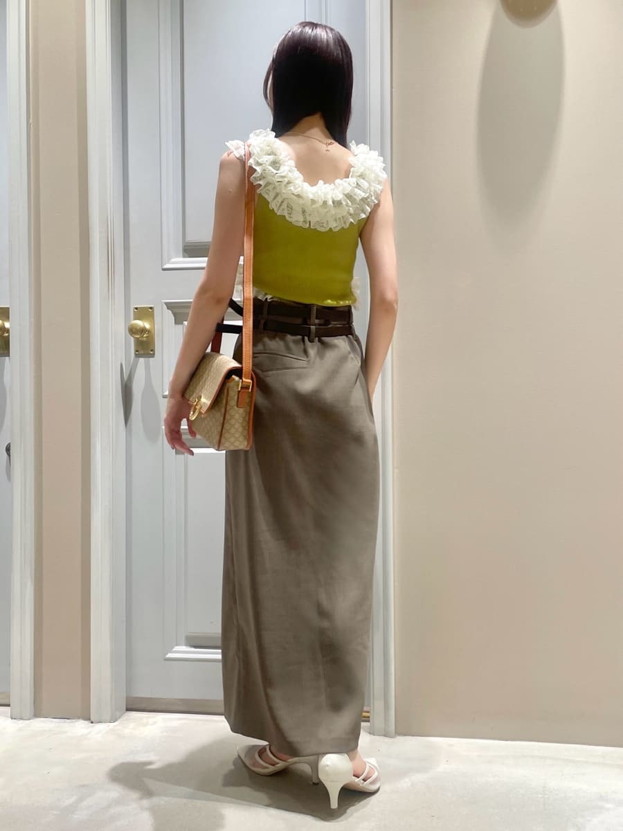 2wayレースフリルニットトップス(ニット)｜トップス｜LILY BROWN