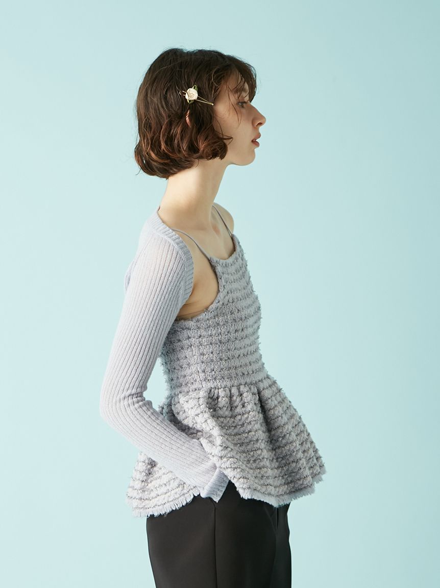 【正規品】Lily Brownマーメイドヘムニットセットアップ LILY BROWN（リリーブラウン）の「マーメイドヘムニット