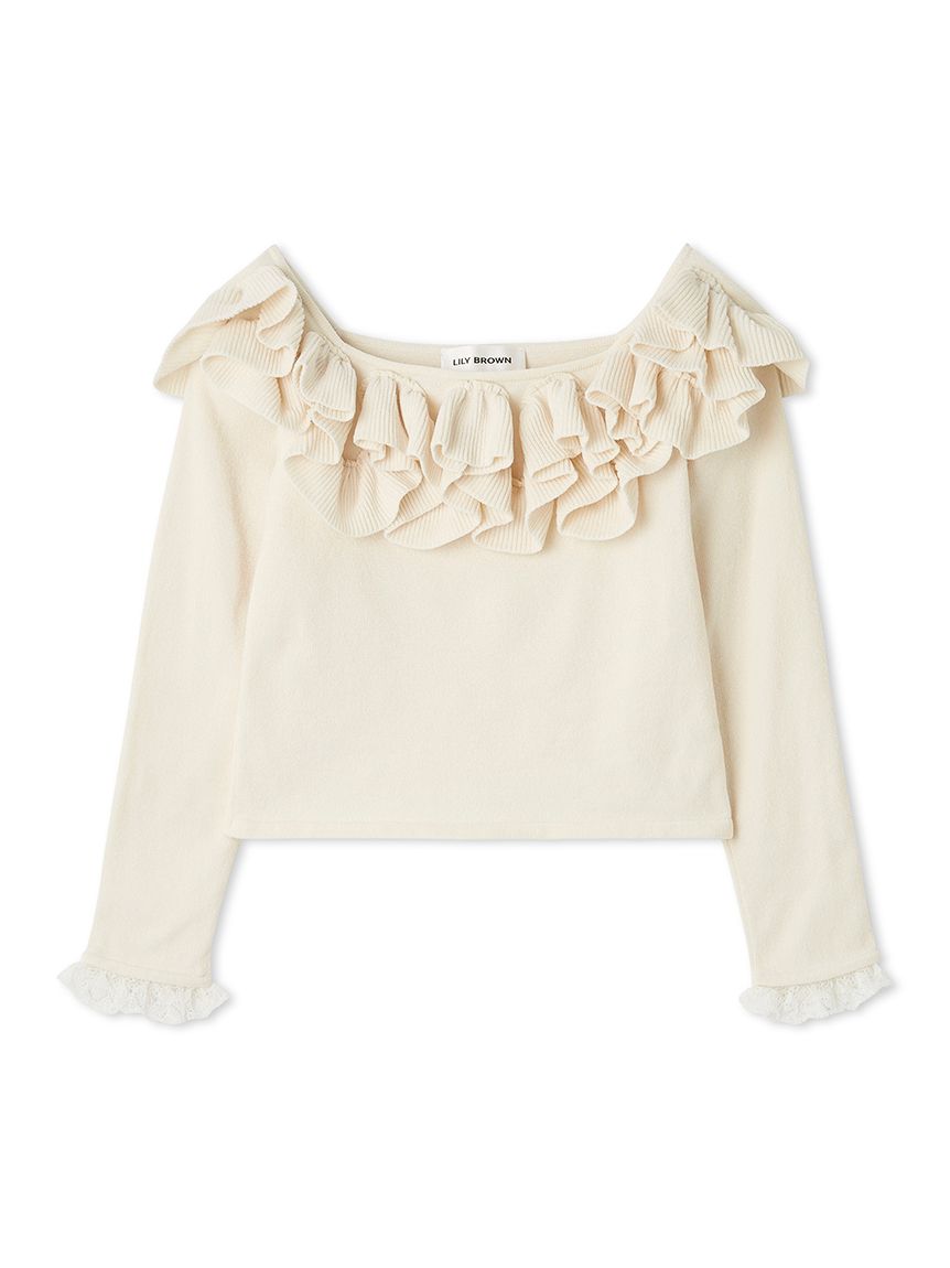 モールフリルニットトップス(ニット)｜トップス｜LILY BROWN（リリー