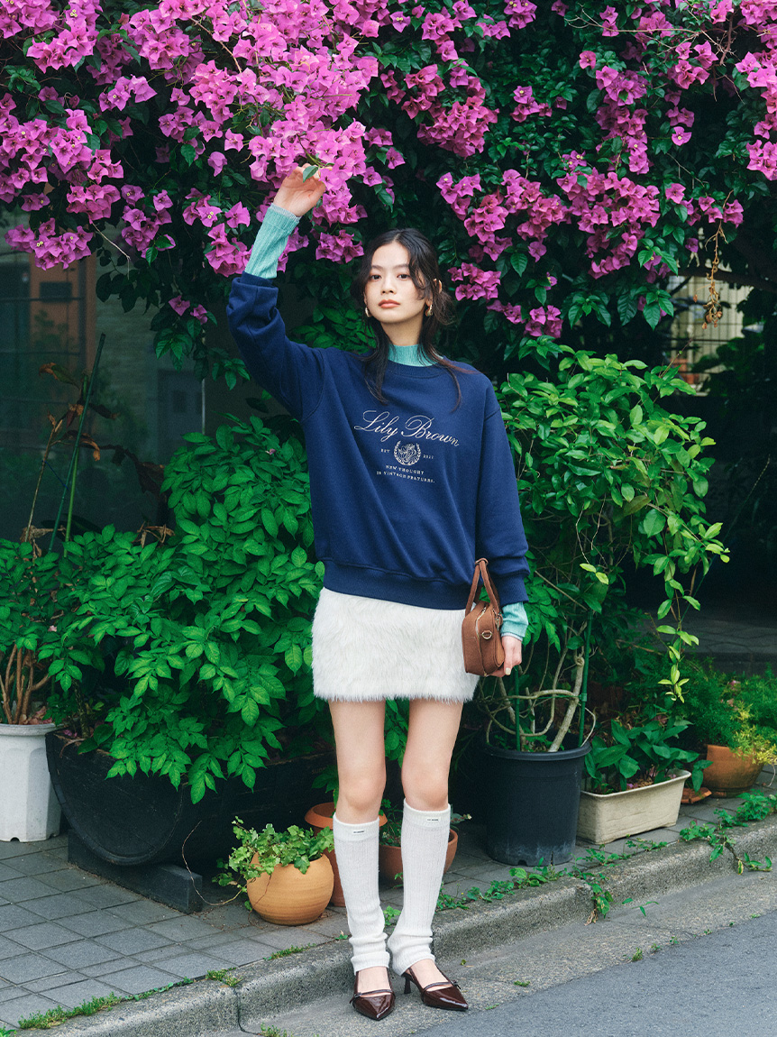 WEB限定カラー】ランダムリブラメニットトップス(ニット)｜トップス