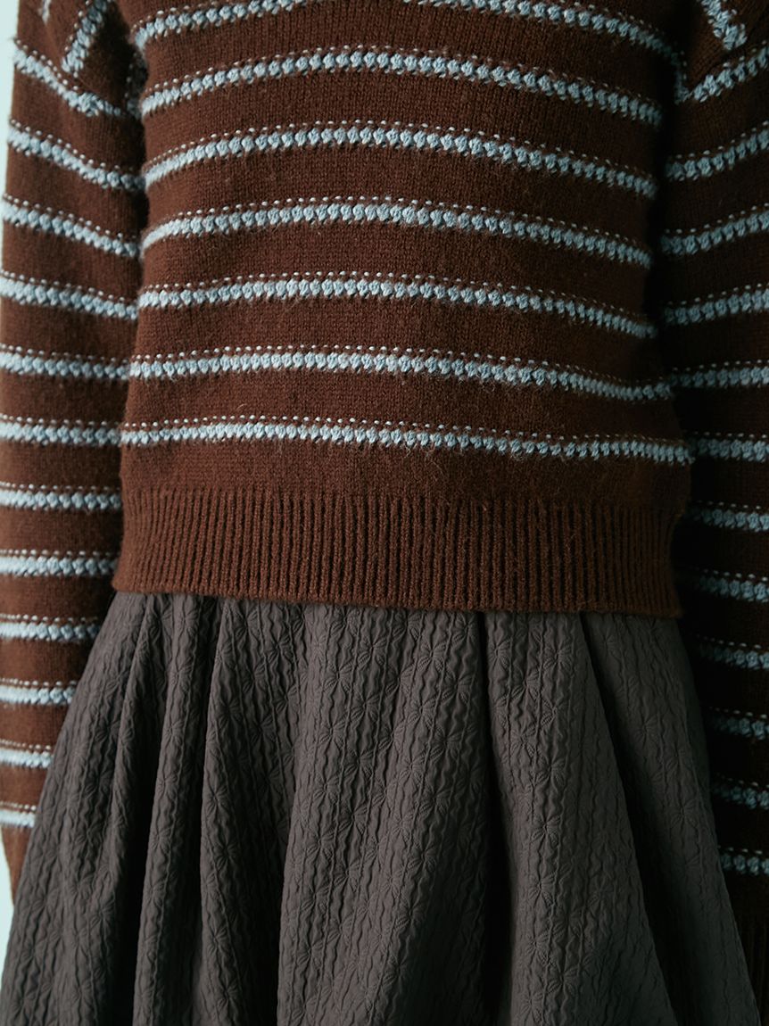 セーラーカラーニットトップス(ニット)｜トップス｜LILY BROWN（リリー