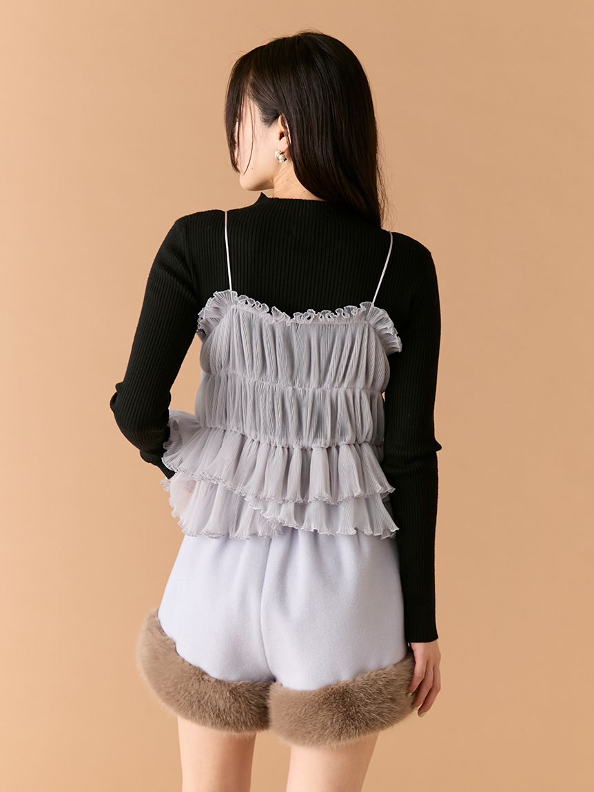 リボンビスチェセットニットトップス(ニット)｜トップス｜LILY BROWN