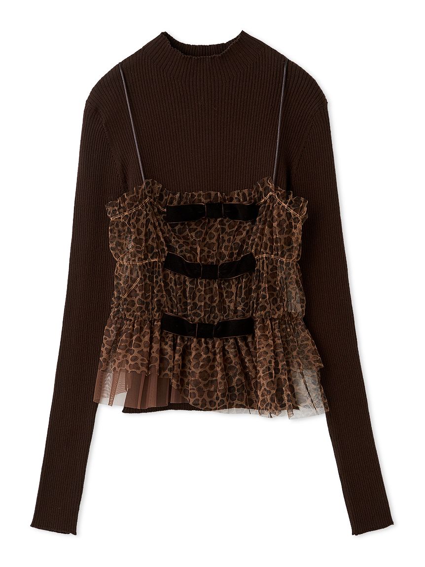 リボンビスチェセットニットトップス(ニット)｜トップス｜LILY BROWN