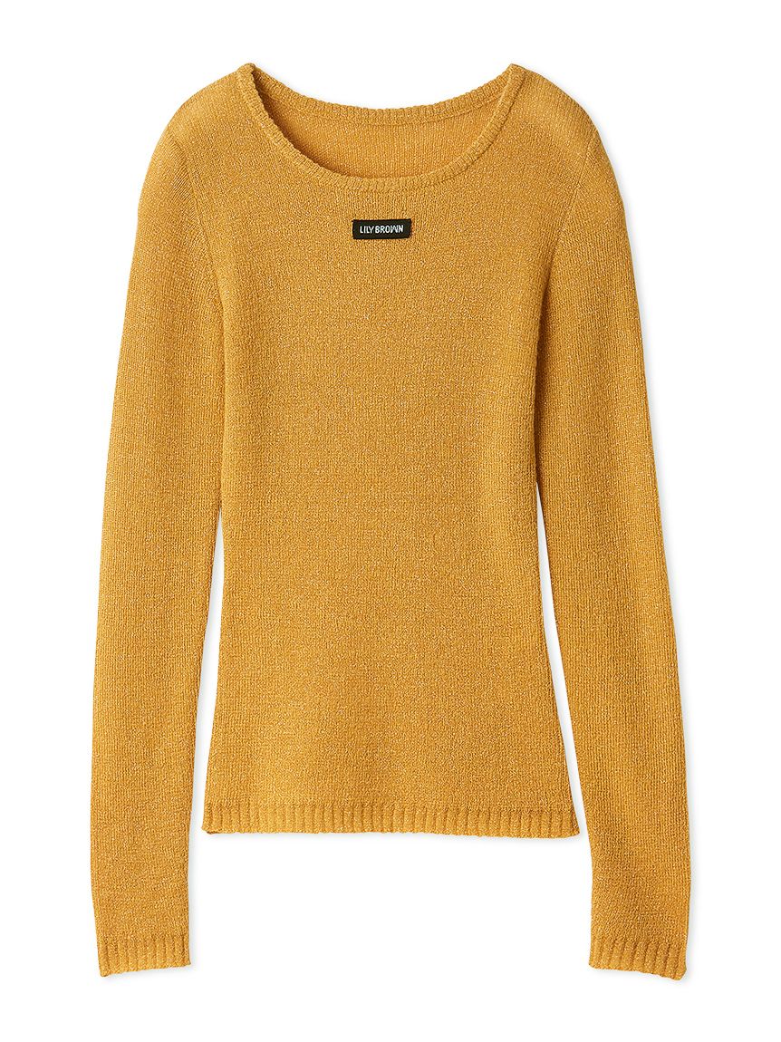 ラメリブシアーニットトップス(Hearts2Hearts着用)(ニット)｜トップス