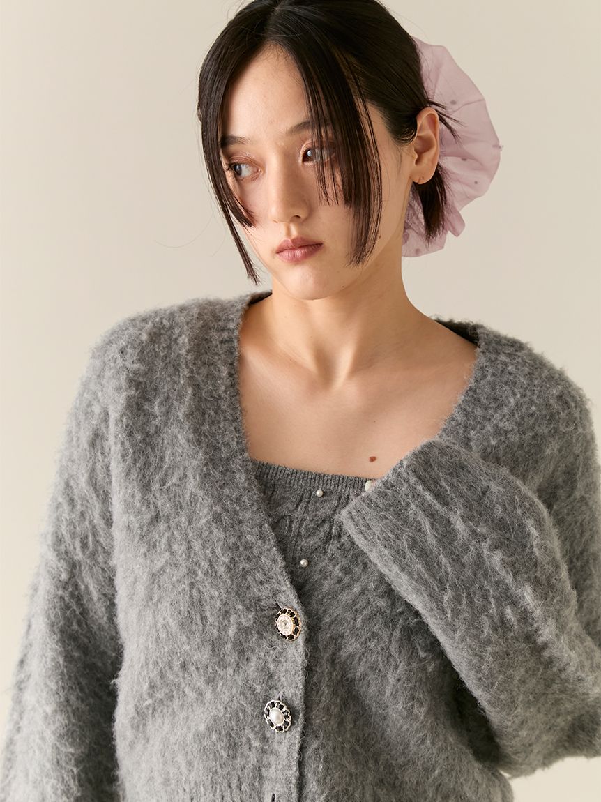 L.B CANDY STOCK]アンサンブルビジューニット(ニット)｜トップス｜LILY