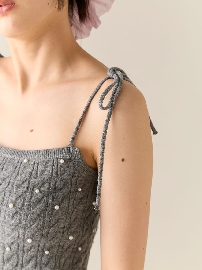 L.B CANDY STOCK]アンサンブルビジューニット(ニット)｜トップス｜LILY