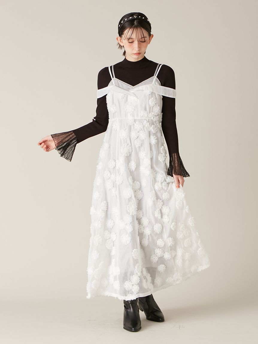 shiOri様5点❤️A11157 rienda♡ほぼ未使用 スクエアニットリブ shiOri様5点❤️A11157 rienda♡ほぼ未使用 スクエアニットリブ