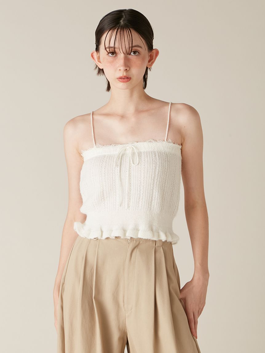レーストリムニットアンサンブル(ニット)｜トップス｜LILY BROWN