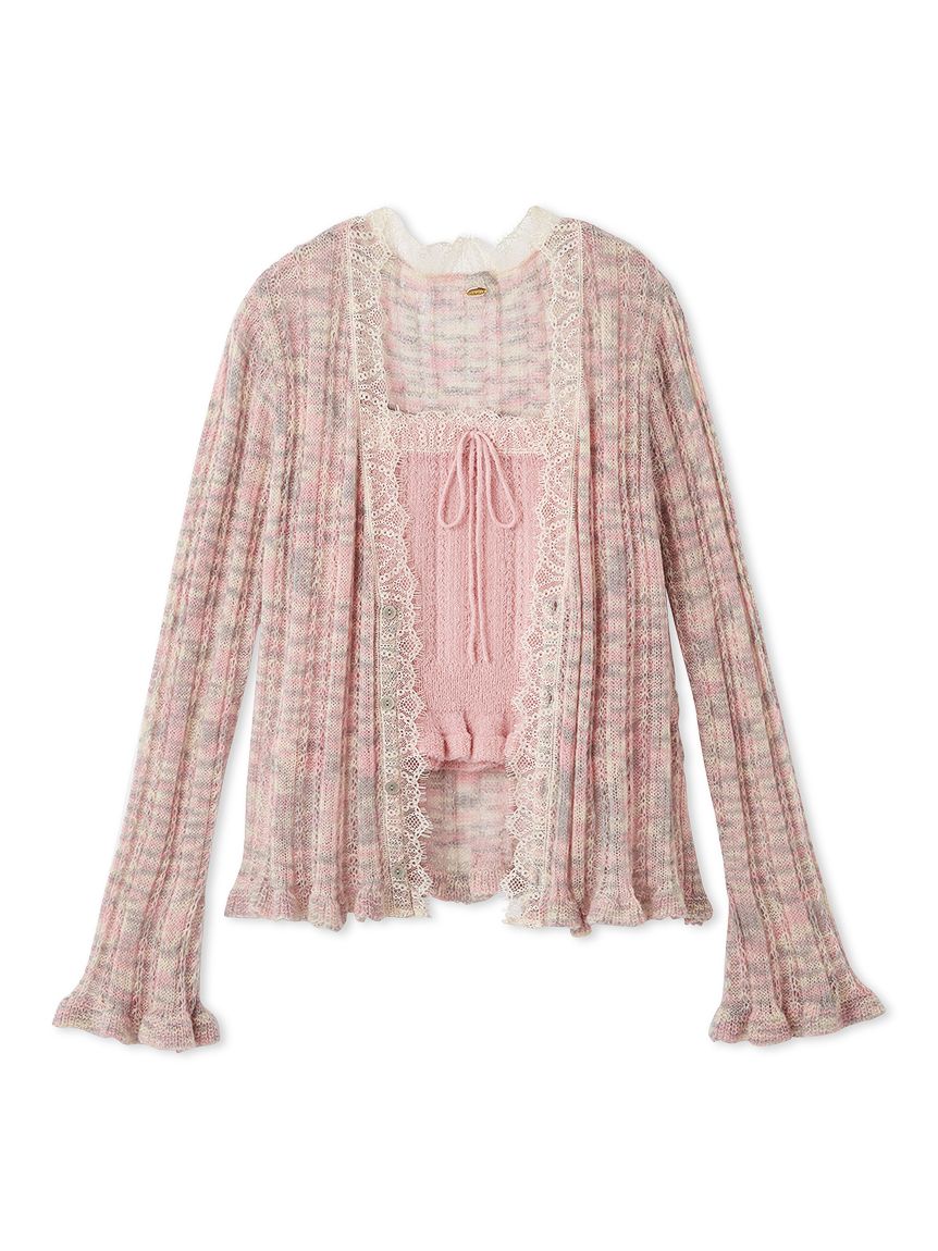 レーストリムニットアンサンブル(ニット)｜トップス｜LILY BROWN