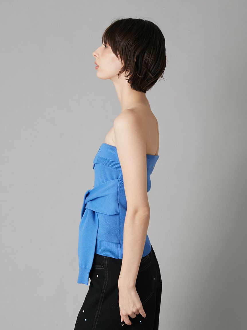 レイヤードニットベアトップ(セットアップアイテム)｜LILY BROWN