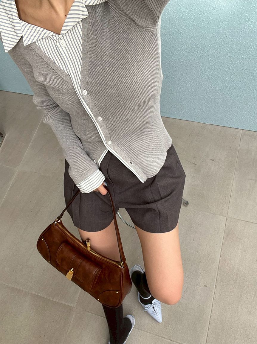 シャツドッキングニットトップス(ニット)｜トップス｜LILY BROWN