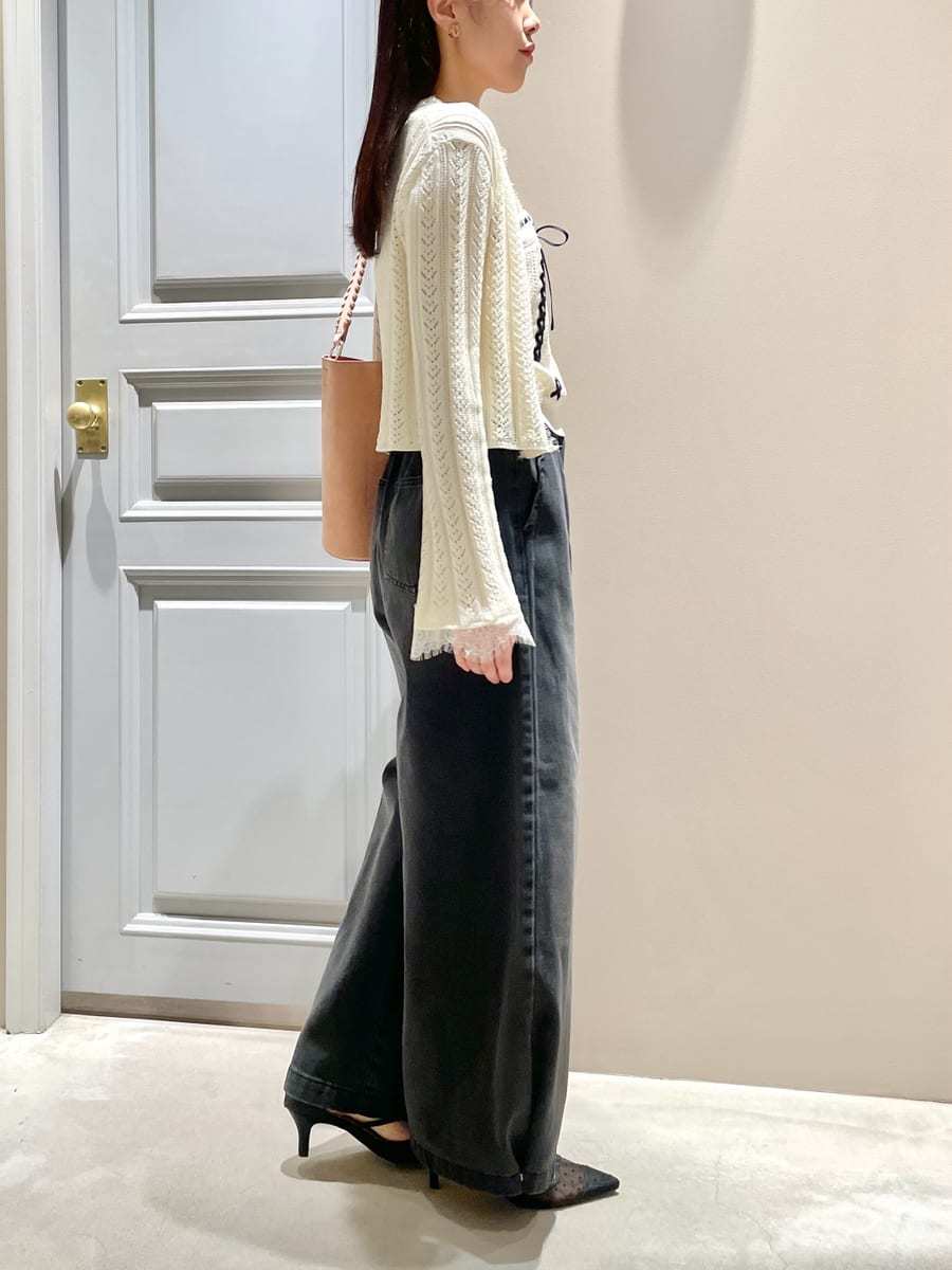 リリーブラウン レースアップニット LILY BROWN（リリーブラウン） ニット セーター レースアップ