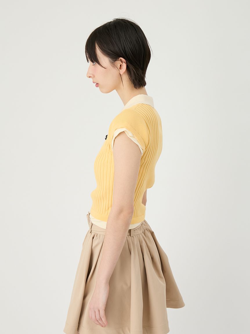 【姫路東店】 中古 Lily Brown | リリーブラウン その他トップス レイヤードカットトップス LWCT254174 ｻｲｽﾞ:F ホワイト 【112】 Amazon | [リリーブラウン] レイヤードカットトップス LWCT254174