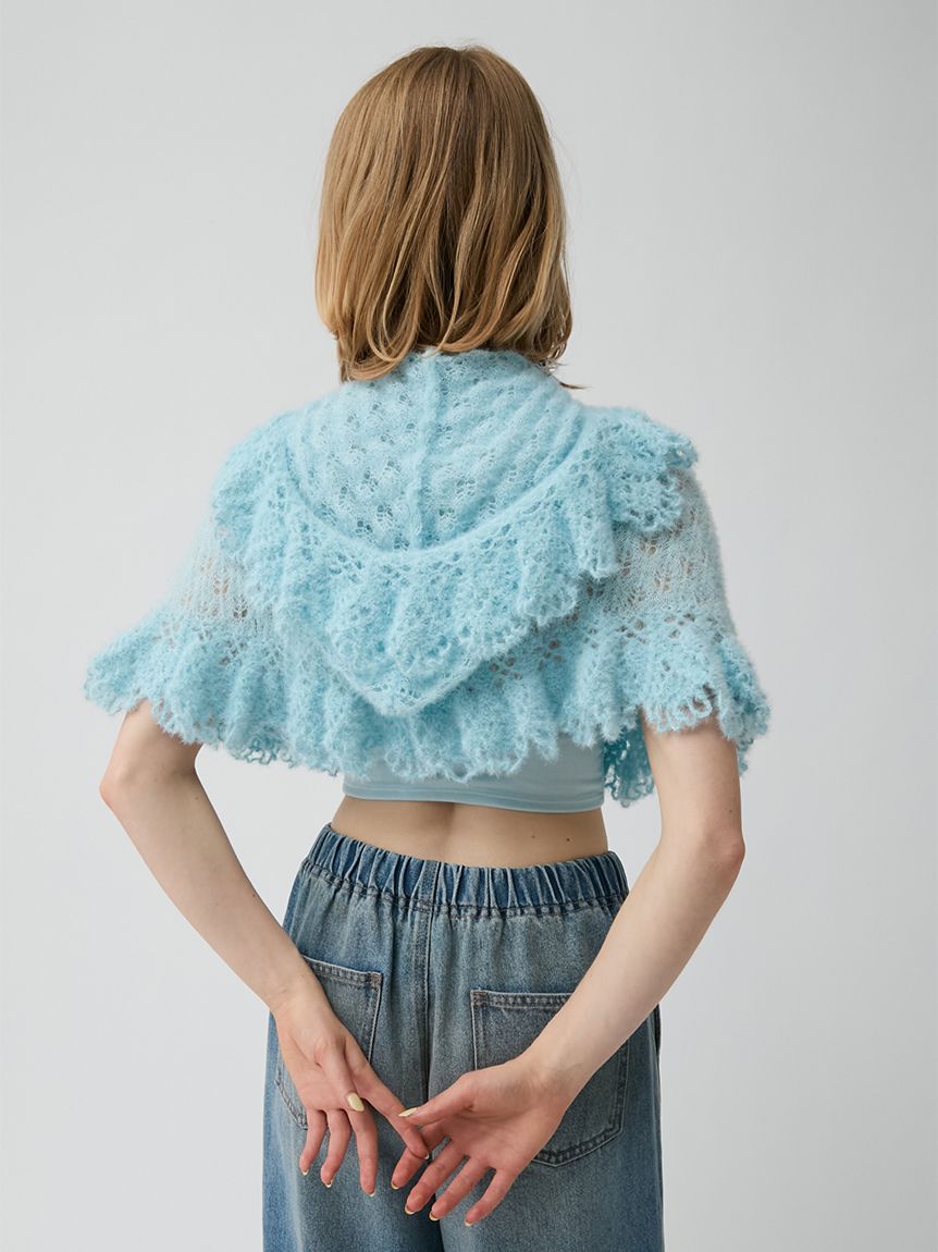 tricot COMMEdesGARÇONS archive 手編みニットケープ クロシェケープニット(ニット・セーター)｜TOPS｜LILY BROWN（リリー