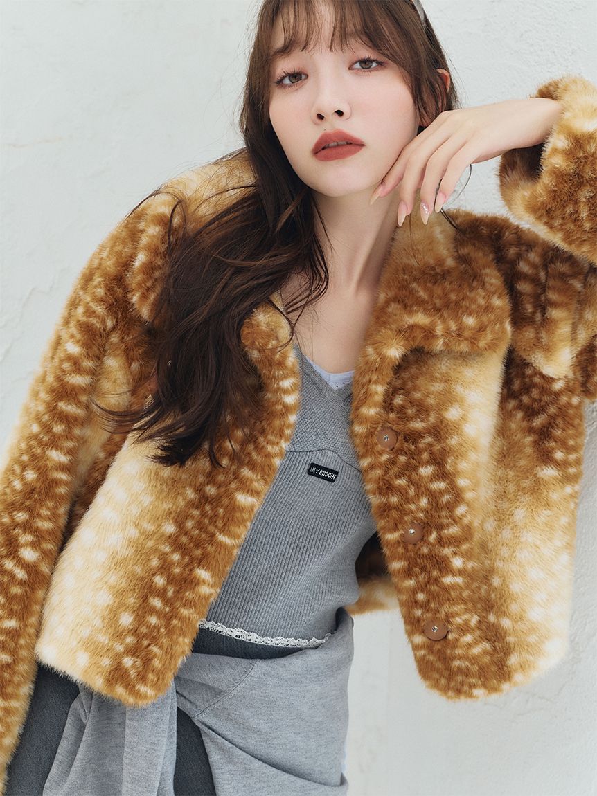 LilyBrown リリーブラウン レイヤードニットトップス 限定カラー】レイヤードニットトップス(ニット)｜トップス｜LILY BROWN