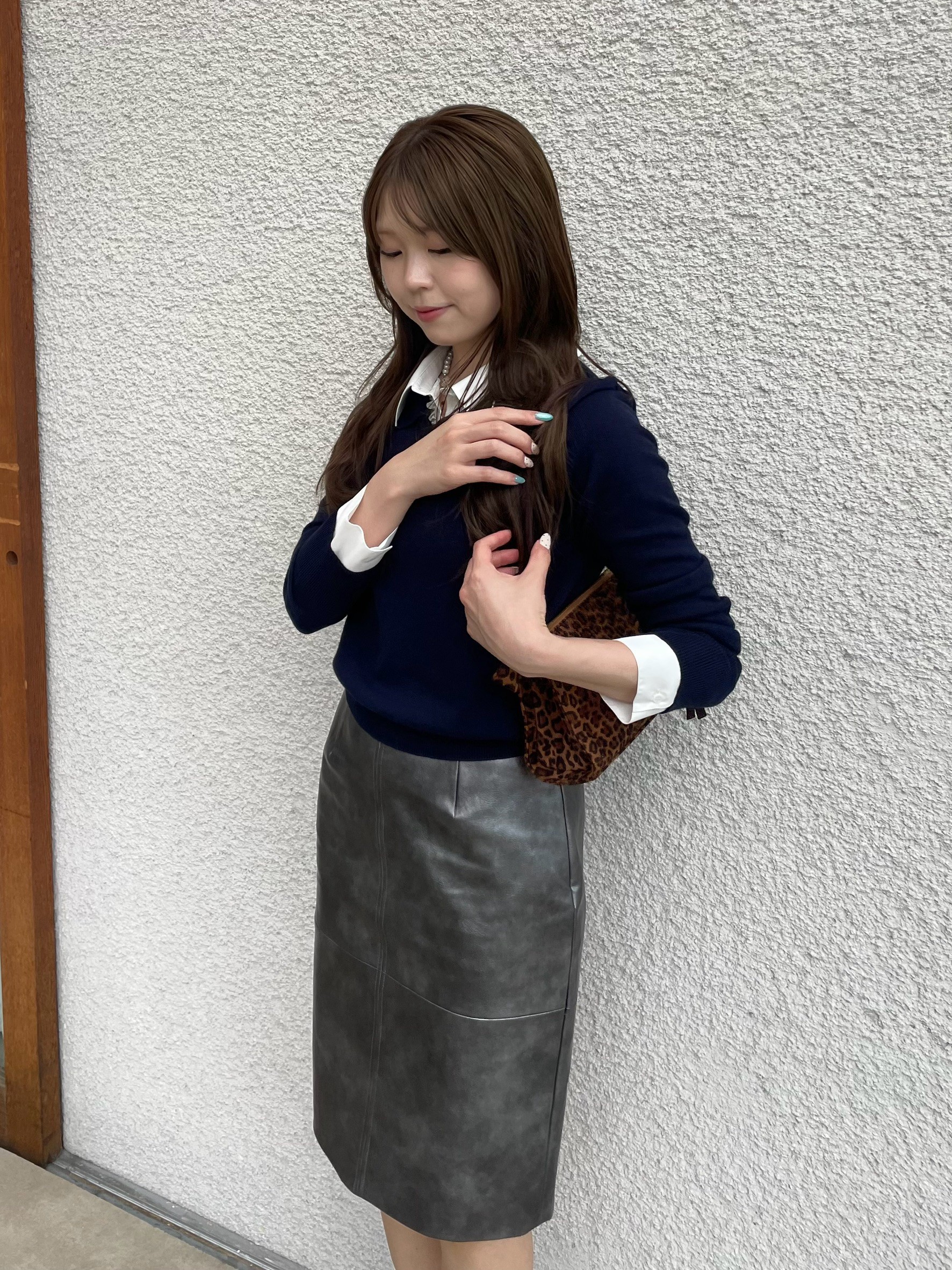 フリルシャツドッキングニット(ニット・セーター)｜TOPS｜LILY BROWN