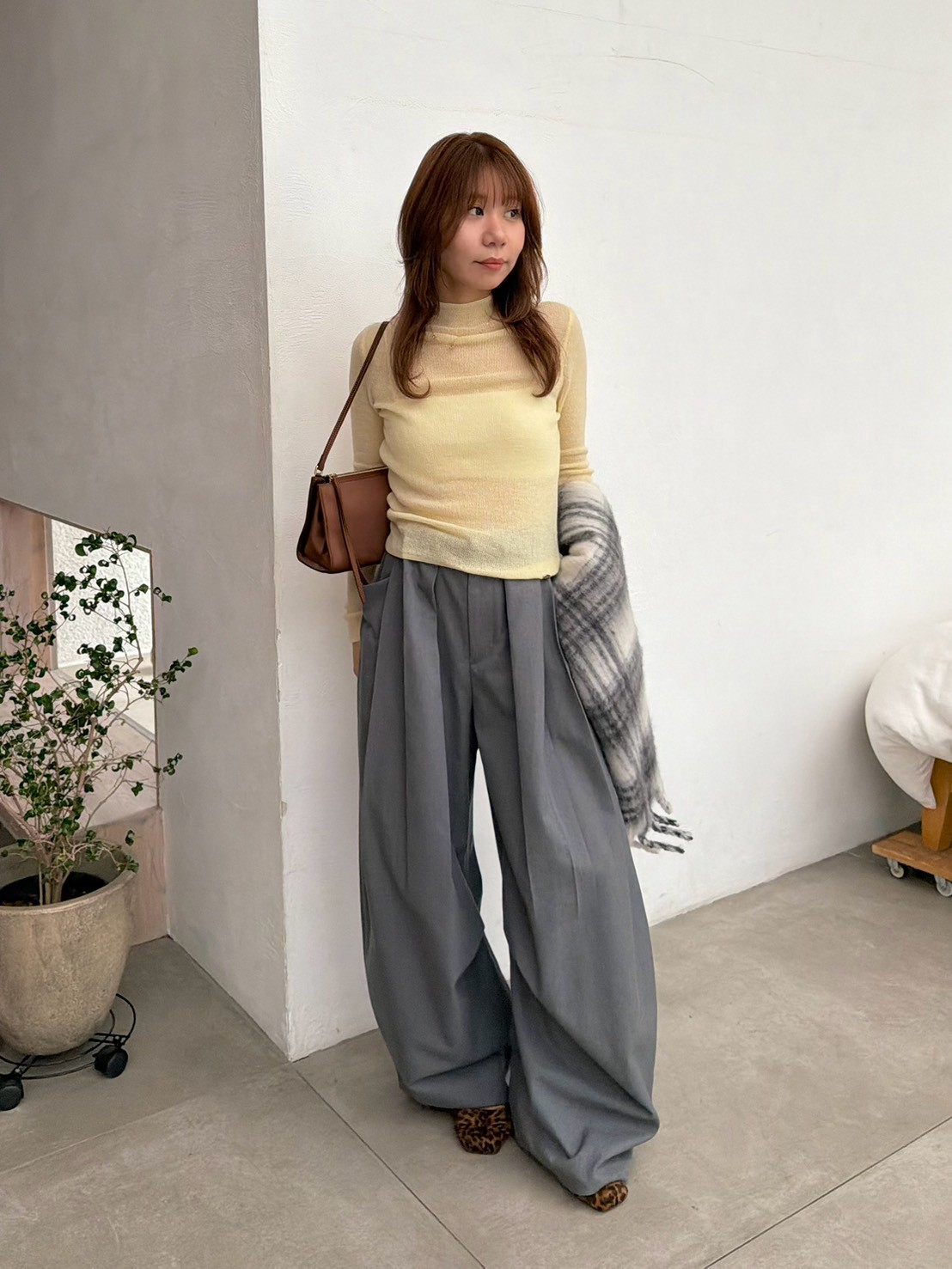 ベーシックシアーリブニット(ニット・セーター)｜TOPS｜LILY BROWN