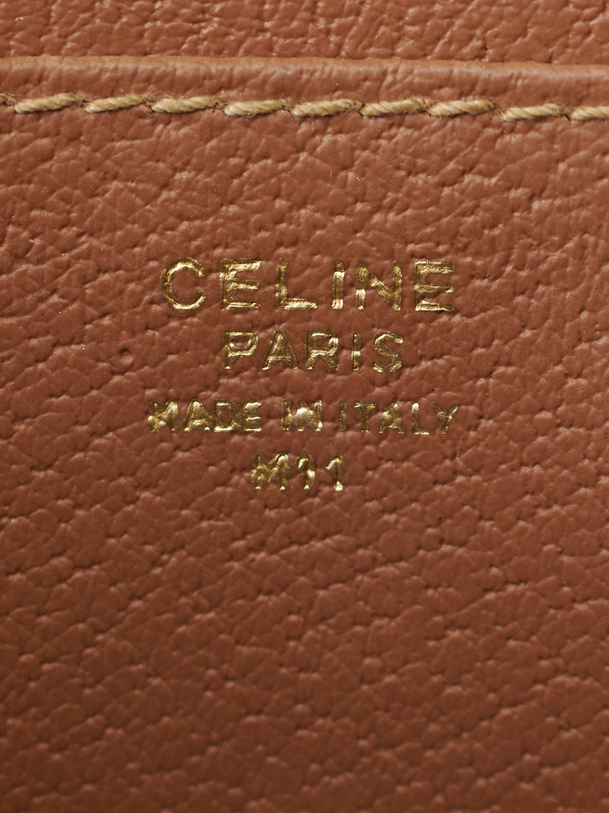 CELINE マカダムモノグラムスクエアミニハンドバッグ(ヴィンテージ