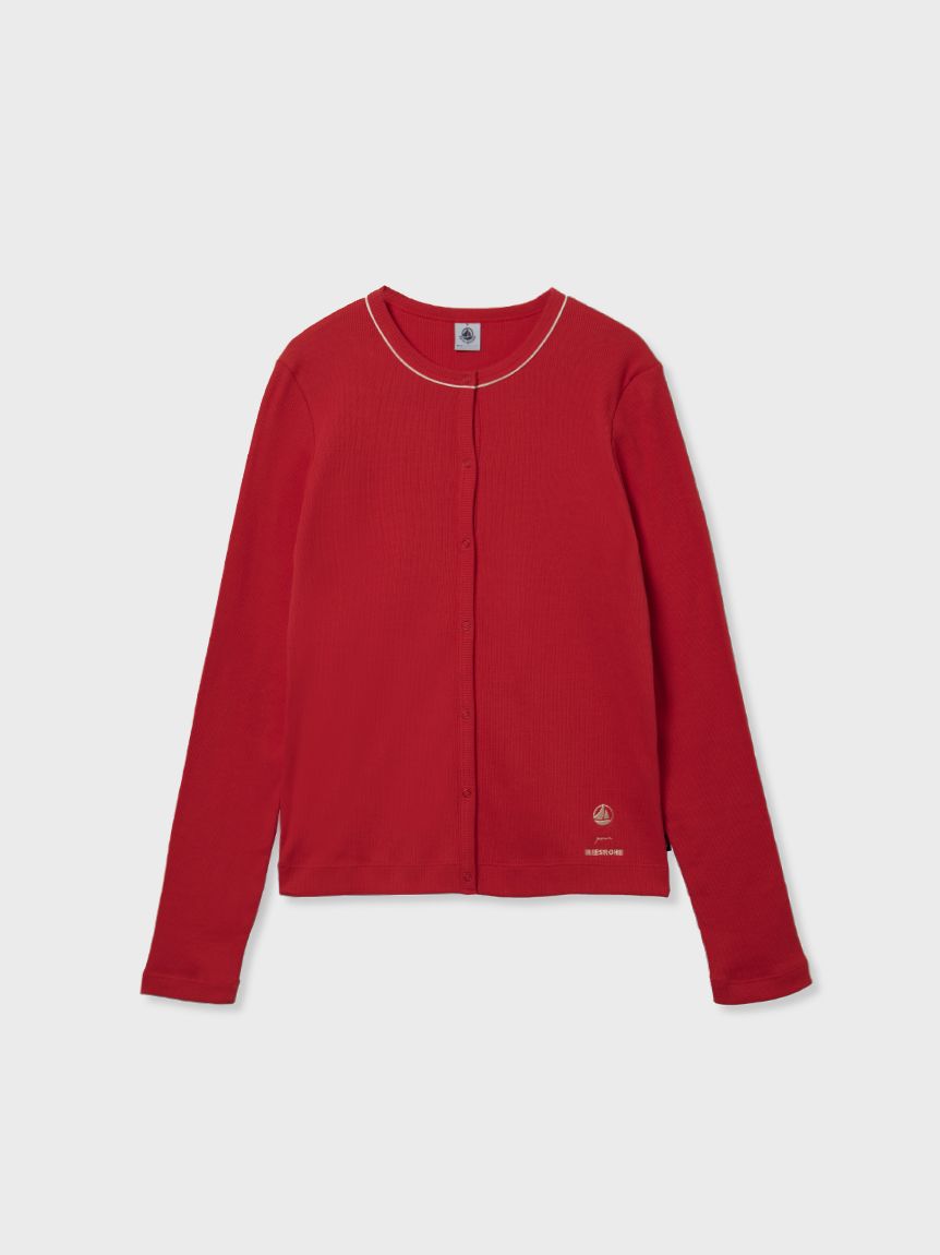 みとわ♡ 洗える】プチバトー×MIESROHE カーデ(カーディガン)｜トップス