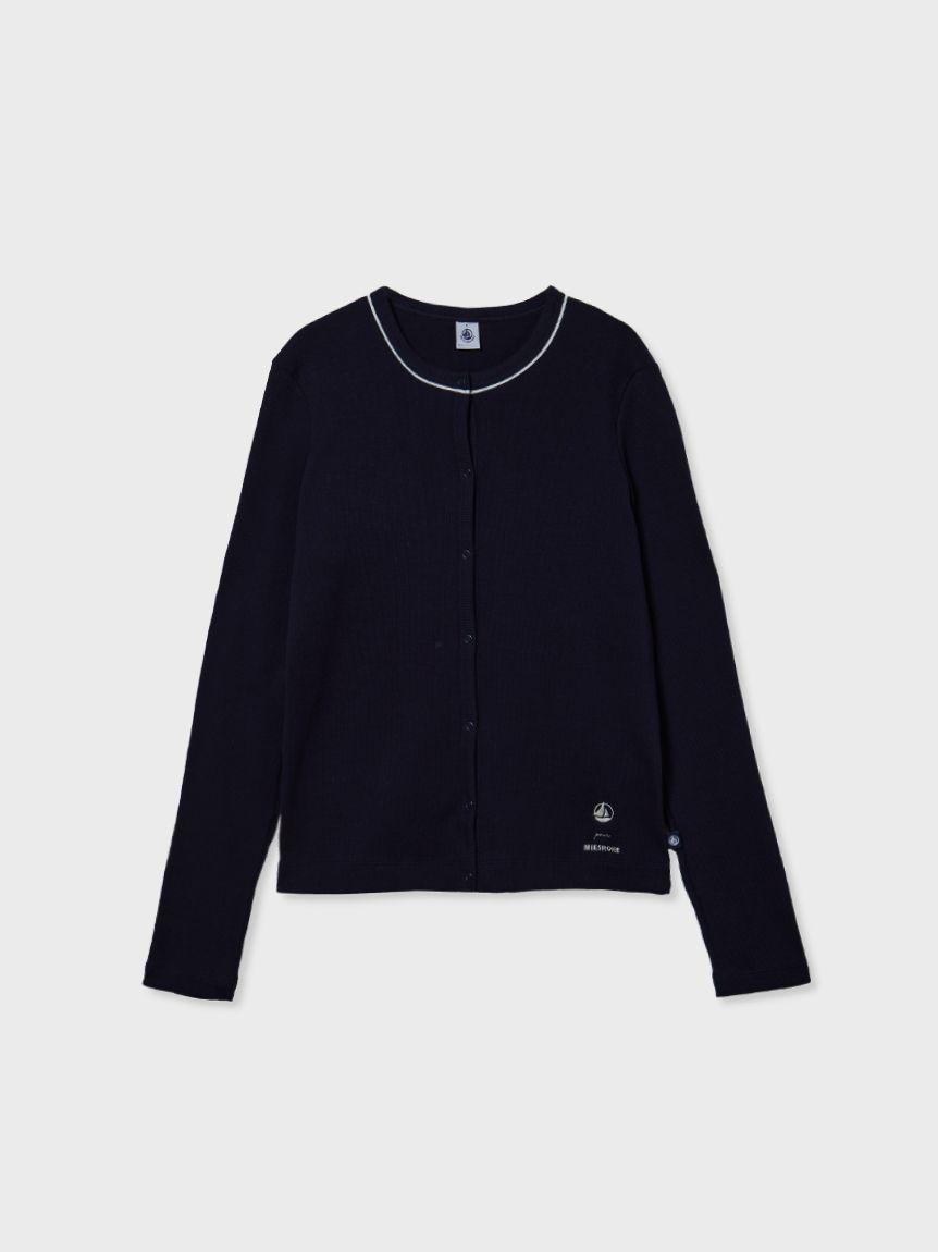 洗える】プチバトー×MIESROHE カーデ(カーディガン)｜トップス