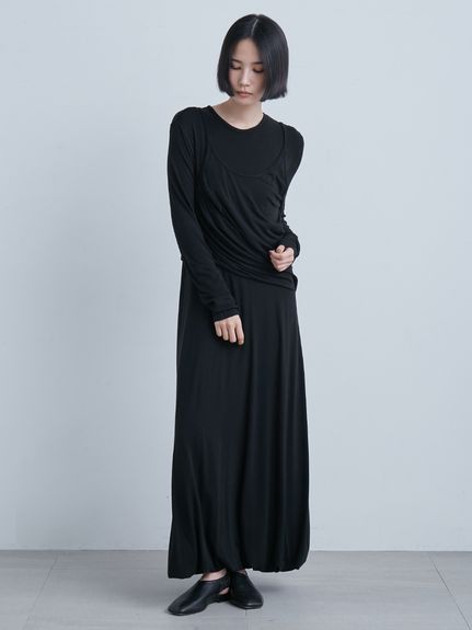 MIESROHE ミースロエ ベロアアメスリレイヤードワンピース MIESROHE（ミースロエ）の「MIESROHE washableレイヤードベロア