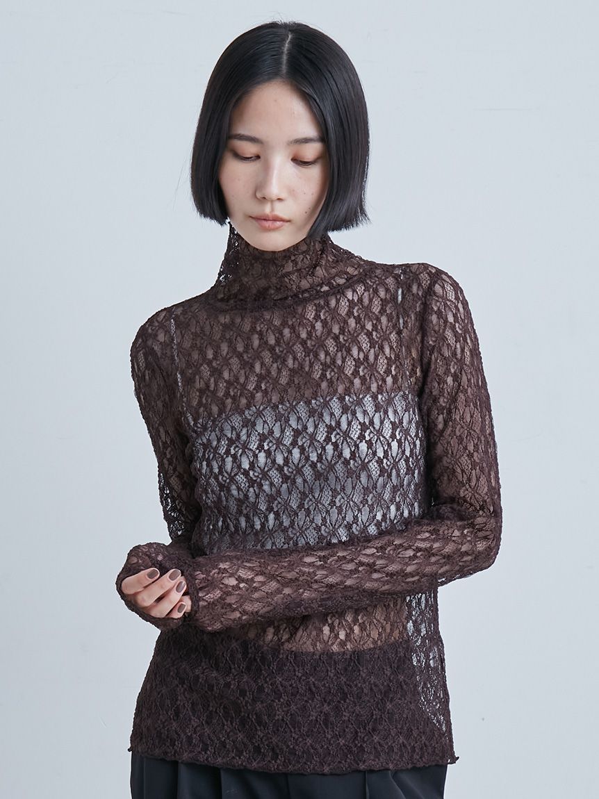 OUR カットレース使いの長め丈カットソー 楽天市場】肩レース カットソー 長袖 レディース トップス 春 秋