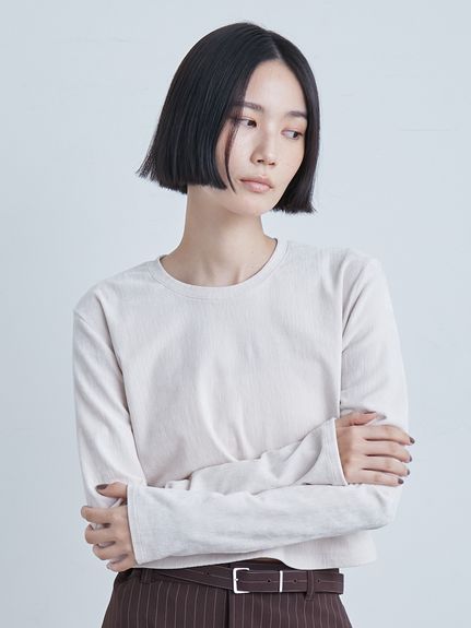 Miuオーダーページ　tanpopo ブルー　大サイズ ダンボールニットプルオーバー＜大きいサイズ有＞【OtonaSMILE