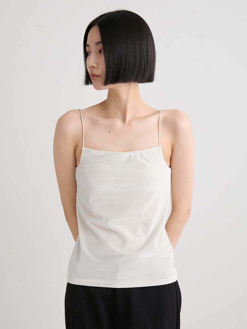 ベロアカップインキャミ(キャミソール)｜トップス｜MIESROHE