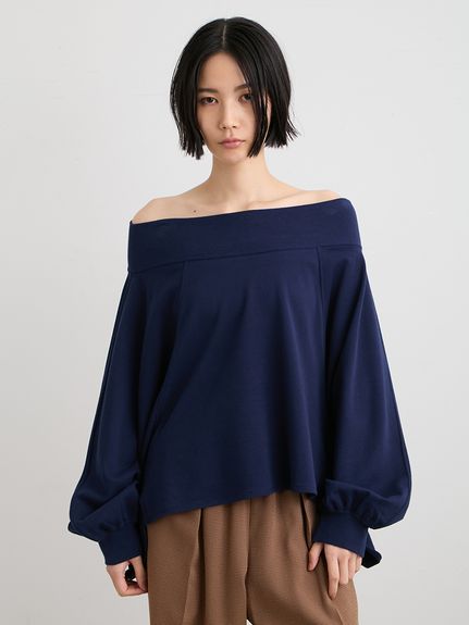 MIESROHE ネイビー ノースリーブベスト ノースリーブトップス .-- POPIS-H （ネイビーブルー） -MANGO