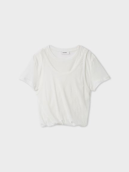 洗える】ツイストレイヤードTシャツ(Tシャツ)｜トップス｜MIESROHE