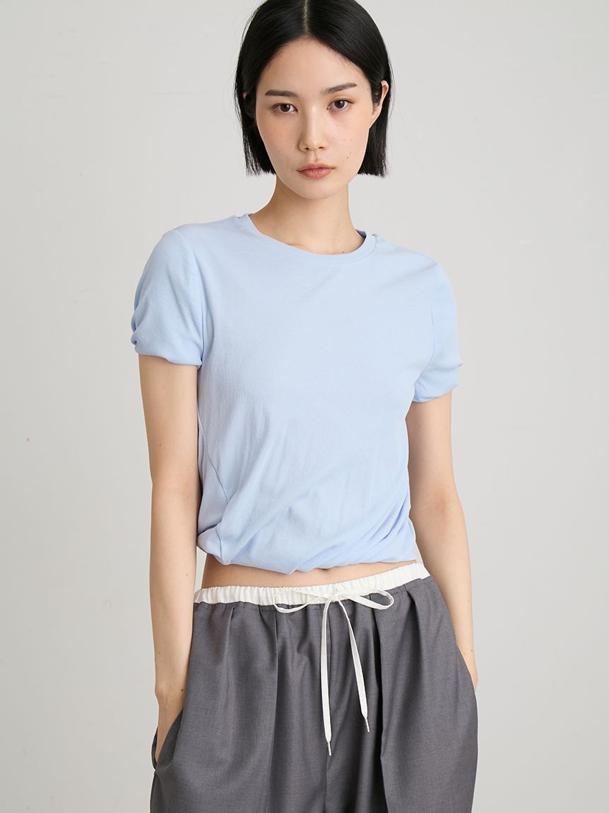 ツイストテレコTシャツ(Tシャツ)｜トップス｜MIESROHE（ミースロエ