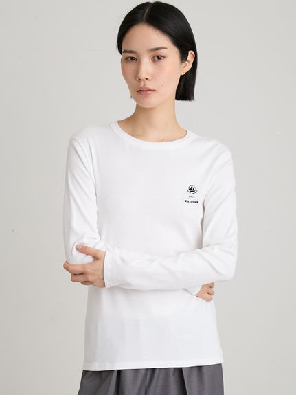miesrohe デザインカラーカットソートップス MIESROHE（ミースロエ） tシャツ レイヤードデザインカットトップス