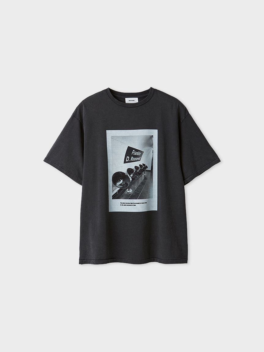 洗える】ヴィンテージライクプリントTシャツ(Tシャツ)｜トップス