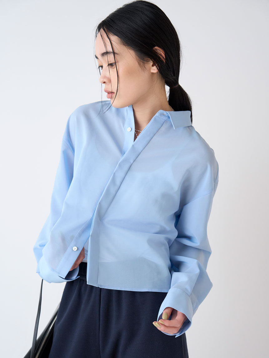 新品タグ付き⭐︎/miesrohe/シアークロップドＳＨ シアークロップドSH(シャツ)｜トップス｜MIESROHE（ミースロエ