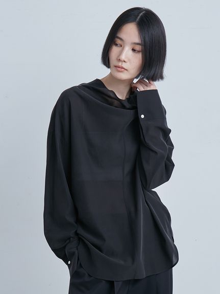美品♡ MIESROHE ボウタイブラウス　ブラック 4241464.jpg