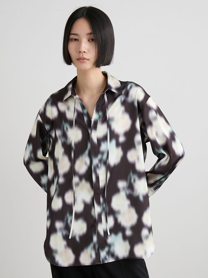 アシンメトリーツイストシャツ(シャツ)｜トップス｜MIESROHE