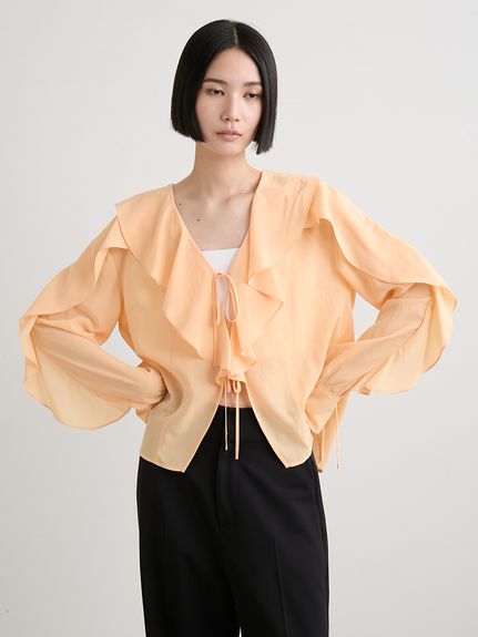 【新品未使用】ミースロエ　ツイスト長袖トップス　ブラック トップス｜MIESROHE（ミースロエ）公式サイト