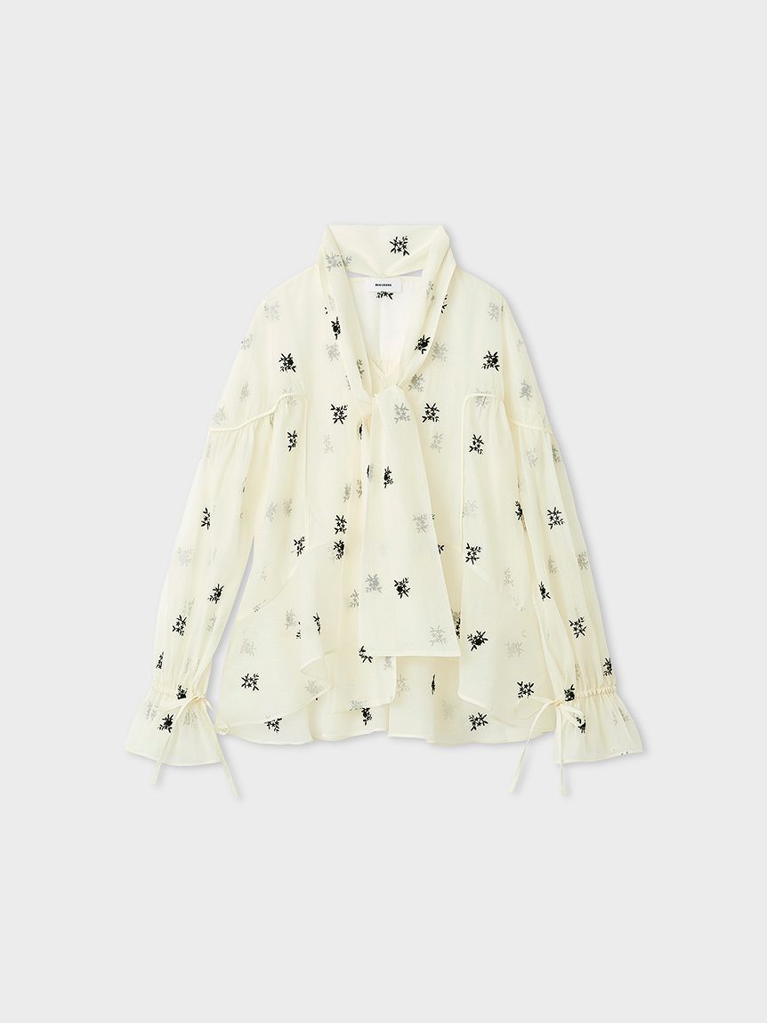 洗える】ジョーゼットフリルブラウス(ブラウス)｜トップス｜MIESROHE