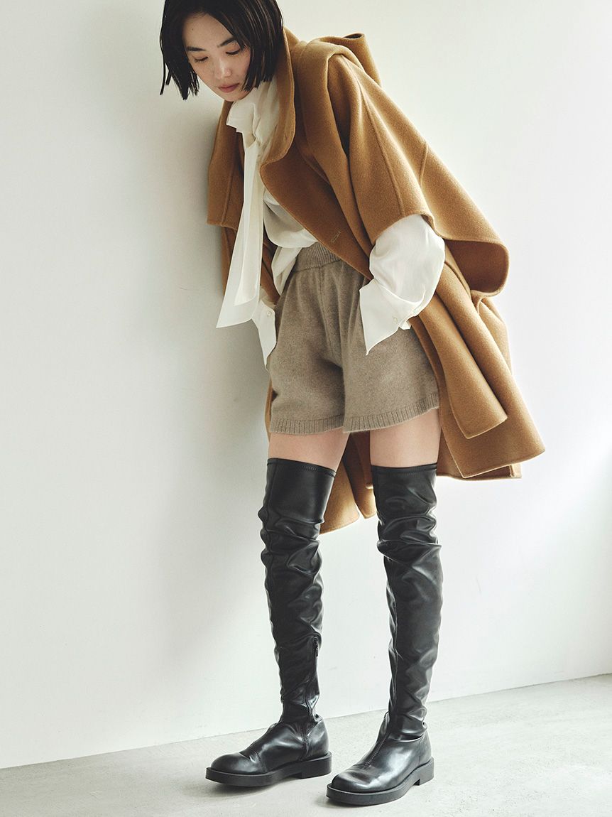 接結フードポンチョCT(アウター)｜アウター｜MIESROHE（ミースロエ