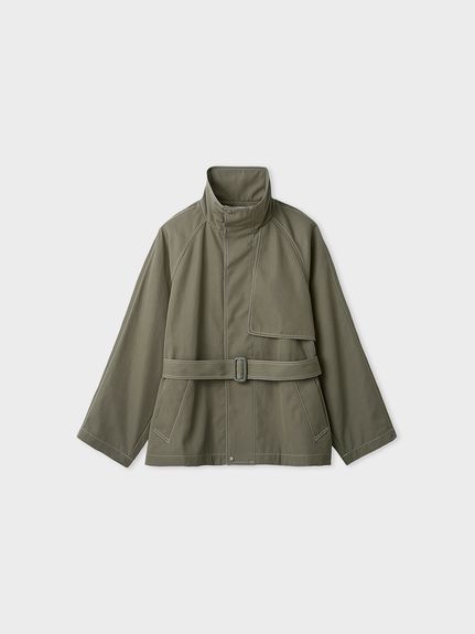 セットアップ対応】撥水／リサイクルショートトレンチ(トレンチコート